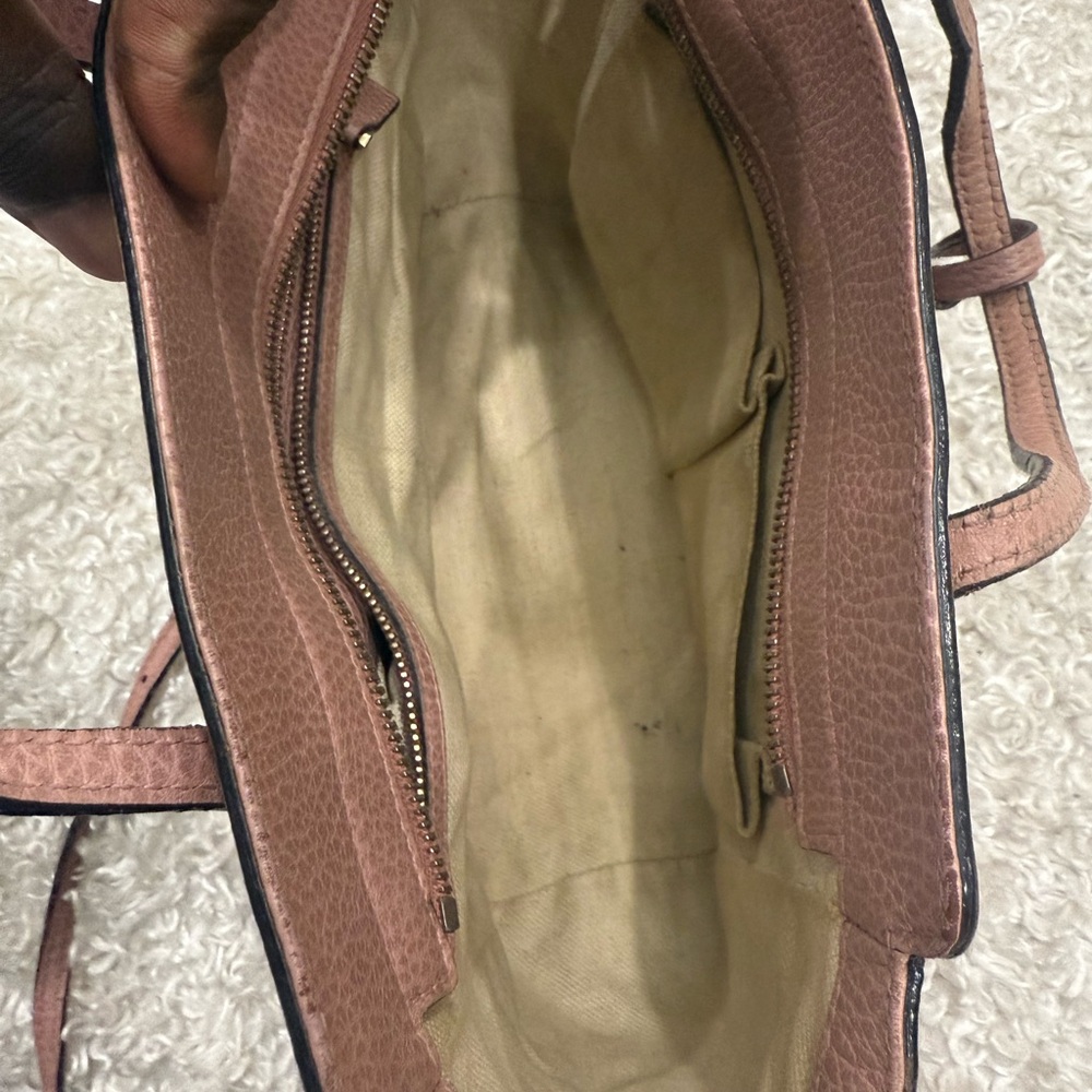 Gucci Pink Leather Swing Leather Tote Bag - Picture 14 of 16